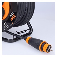 Solight 4z prodlužovací přívod - na bubnu, 25m guma H07RN-F, 3x 2,5mm2, IP44