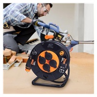 Solight 4z prodlužovací přívod - na bubnu, 25m guma H07RN-F, 3x 2,5mm2, IP44