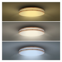 Solight LED osvětlení s dálkovým ovladačem Woody, 48W, 3360lm, 38cm, změna chromatičnosti, stmívatelné