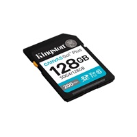 Kingston SDXC karta 128GB Canvas Go! Plus, R:200/W:160MB/s, Class 10, UHS-I, U3, V30