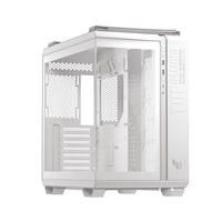 ASUS case TUF GAMING GT502 HORIZON, Mid Tower, průhledná bočnice, 4x 120mm ARGB Fan, bílá