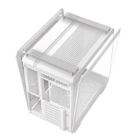 ASUS case TUF GAMING GT502 HORIZON, Mid Tower, průhledná bočnice, 4x 120mm ARGB Fan, bílá