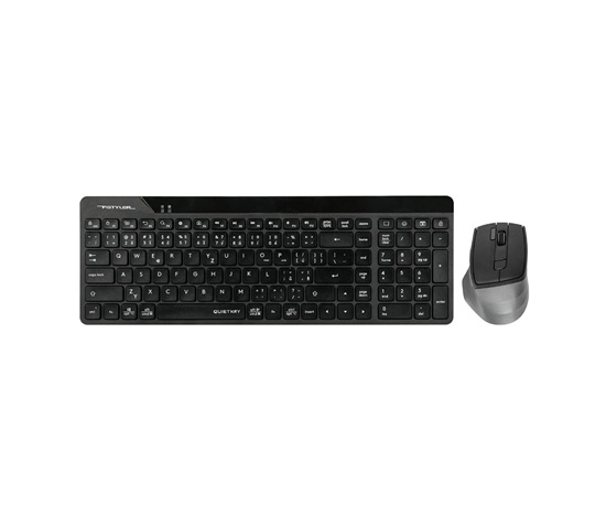 A4tech FG2400 Air2, bezdrátový kancelářský set klávesnice s myší, CZ, černá