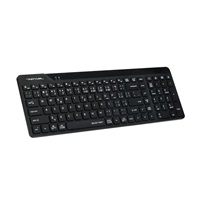 A4tech FStyler FBK23 AS, bezdrátová Dual mode Bluetooth+2,4G klávesnice, CZ, černá