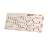 A4tech FStyler FBK26C AS, bezdrátová Dual mode Bluetooth+2,4G klávesnice, CZ, caffe latte