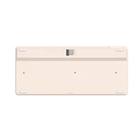 A4tech FStyler FBK26C AS, bezdrátová Dual mode Bluetooth+2,4G klávesnice, CZ, caffe latte