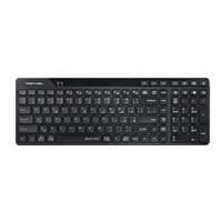 A4tech FStyler FBK27C AS, bezdrátová Dual mode Bluetooth+2,4G klávesnice, CZ, černá