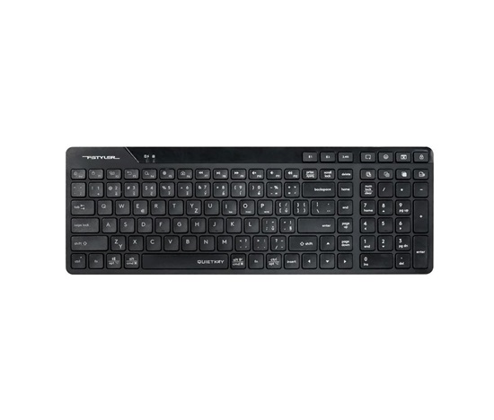 A4tech FStyler FBK27C AS, bezdrátová Dual mode Bluetooth+2,4G klávesnice, CZ, černá