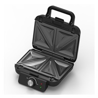 Rohnson R-2635 MultiBites sendvičovač, 1000 W, nepřilnavý povrch, regulace teploty, černá