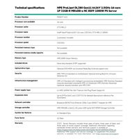 HPE PL DL380g11 6426Y (2.5/16C) 32G (P43328) MR408i-o/4G 8SFF 1000W 2x10G-T iLO6 2U P60637-421 RENEW