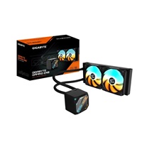 GIGABYTE Vodní chladič GAMING 240, 2x120mm, ARGB, LGA1851, AM5, černá