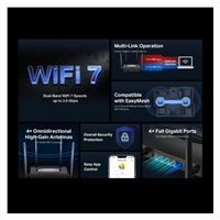 MERCUSYS MR25BE EasyMesh WiFi7 router (BE3600, 2,4GHz/5GHz,1xGbEWAN,3xGbELAN)