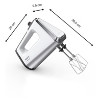 Krups GN9121 3 Mix 9000 Deluxe ruční mixér, 750 W, Turbo, s příslušenstvím, bílá