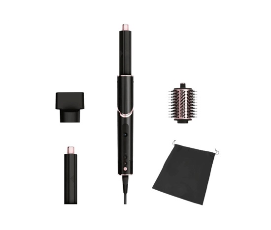 Shark HD424EU FlexStyle styler na vlasy, 1400 W, 3 rychlosti, 3 teploty, elegantní design, černá