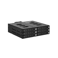 CHIEFTEC SATA/SAS Backplane CBP-625, 1x 5,25“ bay for 6x 2,5“ HDDs/SSDs, Hot-Swap