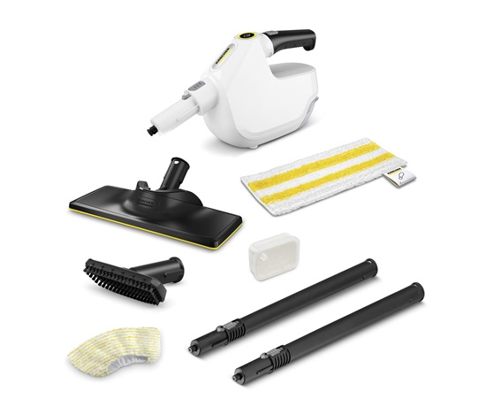 Kärcher SC 1 Multi & Up parní čistič, 1300 W, 200 ml, podlahová hubice, utěrka EasyFix