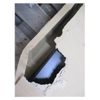 BAZAR - LEXI-Net 19" nástěnný rozvaděč Basic 9U 525x450, plechové dveře, bez zad, rozložený, černý - poškozený obal