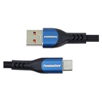 PREMIUMCORD Kabel USB-C na USB 2.0, Nabíjecí, 5A, 1.5m