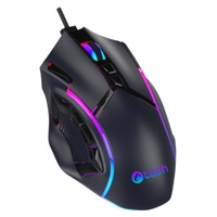 C-TECH Herní myš Akali, 12800 DPI, RGB podsvícení, USB, Černá