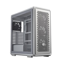 Cooler Master case MasterFrame 600, Průhledná bočnice, ATX, 3x 140mm ARGB Fan, 1x 120mm ARGB Fan, ARGB Hub, Stříbrná