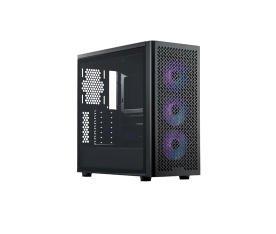 Cooler Master case Elite 502, Průhledná bočnice, ATX, 3x 120mm ARGB Fan, černá