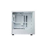 Cooler Master case Elite 502 White, Průhledná bočnice, ATX, 3x 120mm ARGB Fan, bílá