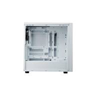 Cooler Master case Elite 502 White Lite, Průhledná bočnice, ATX, 1x 120mm Fan, bílá