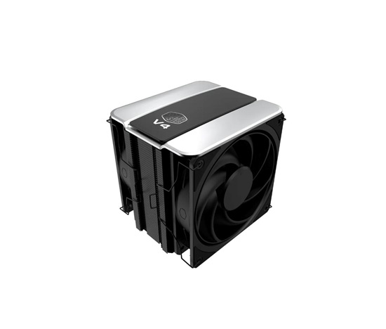 Cooler Master CPU Chladič V4 ALPHA 3DHP BLACK, 2x120mm, LGA1851, AM5, černá