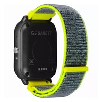 Garett Kids univerzální řemínek 20 mm, zelený reflexní