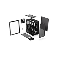 ENDORFY Case Arx 500 Core, Průhledná bočnice, ATX, 4x140mm Fan, černá