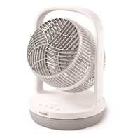 Philips 2000 Series CX2050/00 stolní ventilátor, 3 rychlosti, 23 dB, 2 režimy, bílá / šedá