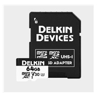 Delkin microSDXC Trail Cam Hyperspeed R100/W75 (V30) 64GB