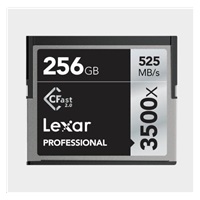 Lexar Pro 3500X Cfast (VPG-130) R525/W445 256GB