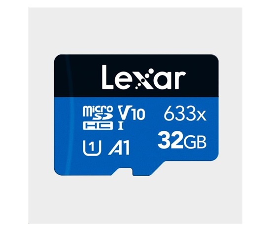 Lexar 633X microSDHC/SDXC no adapter (V10) R100 32GB