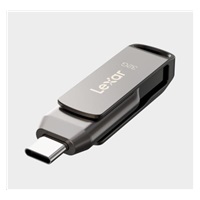 Lexar JumpDrive Dual Drive D400 Type-C/Type-C & Type-A, up to 100MB/s read (USB 3.1) 32GB