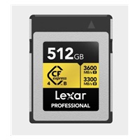 Lexar CFexpress 4.0 Pro Gold R3600/W3300 512GB