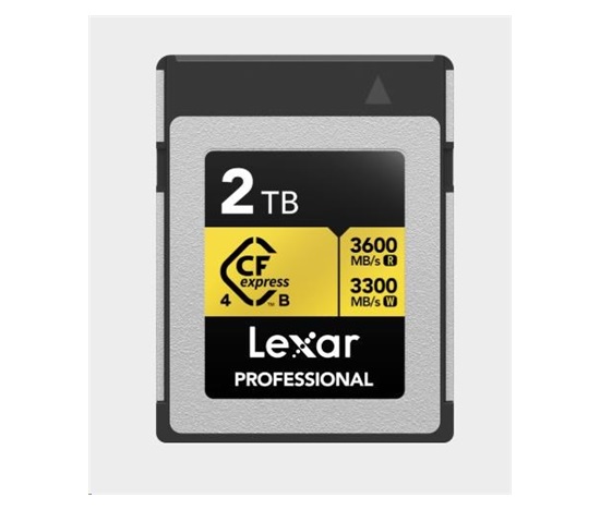 Lexar CFexpress 4.0 Pro Gold R3600/W3300 2TB