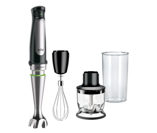 BAZAR - Braun MultiQuick 7 MQ 7025X tyčový mixér, 1000 W, SplashControl, Smart Speed - poškozený obal