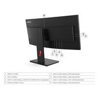 LENOVO LCD T34WD-40 - 34",VA,matný,21:9,3440x1440,120Hz,4ms,300cd,3000:1,HDMI,DP,USB-C,PD100W,RJ45,USBhub,VESA