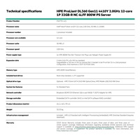 HPE PL DL360g11 4410Y (2.0G/12C/30M) 1x32G VROC 4LFF 1x800W 4x1Gb NBD333 1U P60735-421 RENEW