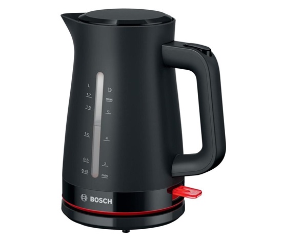 BAZAR - Bosch MyMoment TWK3M123 rychlovarná konvice, 2400 W, 1.7 l, černá - poškozený obal