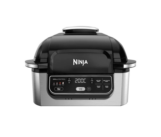 BAZAR - Ninja Foodi Airgrill horkovzdušná fritéza, 1760 W, gril s cyklonovou technologií, černá - poškozený obal