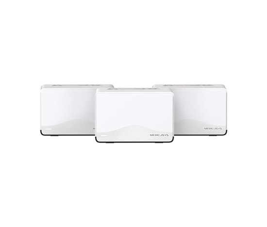 MERCUSYS Halo H27BE(3-pack) WiFi7 Mesh (BE3600,2,4GHz/5GHz,1x2,5GbELAN/WAN,2xGbELAN/WAN)