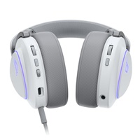 ASUS sluchátka ROG DELTA II, Bezdrátové 2.4GHz, ARGB, bílá