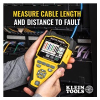 KLEIN TOOLS - VDV Scout® Pro Max Tester s přijímačem Set - 20x RJ45, 20x F-konektor