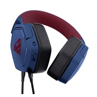 TRUST sluchátka GXT 492SM CARUS Superman, PS5 Gaming Headset, modrá