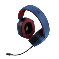 TRUST sluchátka GXT 492SM CARUS Superman, PS5 Gaming Headset, modrá