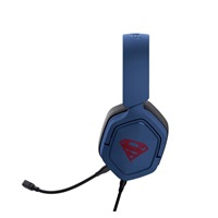TRUST sluchátka GXT 492SM CARUS Superman, PS5 Gaming Headset, modrá