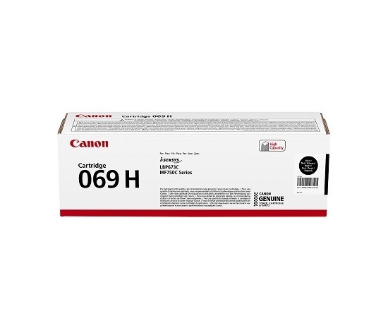 Canon TONER CRG 069BK H černý pro LBP673Cdw, MF752Cdw a MF754Cdw (7 600 str.)