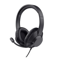 TRUST sluchátka AYDA Max, 3.5mm Jack, černá